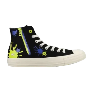 Кроссовки Converse Splatoon 3 x Chuck Taylor All Star Zip High 'Ink Splatter', черный