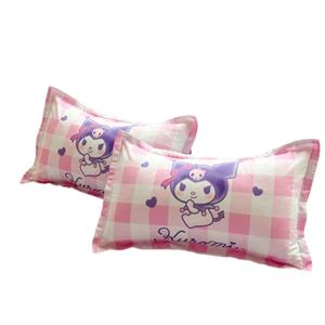 Наволочка Sanrio, 100% Cotton Large - Plaid Kuromi