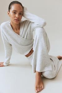 Тонкие трикотажные брюки H&M, серый