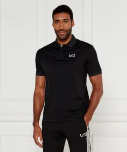 Футболка поло Regular fit Ea7, черный