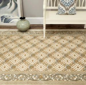 Ковер SAFAVIEH, 244 x 341 см, Paradise Collection, Creme, Oriental Viscose Design, идеален для помещений с высокой проходимостью в гостиной, спальне (PAR04-404)