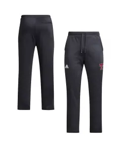 Мужские черные брюки Texas Tech Red Raiders с открытым низом AEROREADY adidas
