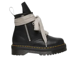 Мужские ботинки Dr. Martens 1460 x Rick Owens кожаные с декоративными шнурками, черный