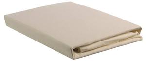 Простыня на резинке Beddinghouse Jersey für Split-Topper, бежевый - 180 х 6 см
