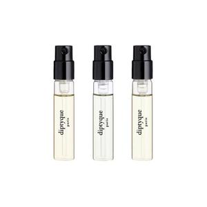 Набор пробников духов eau de parfum tuberose neroli 2мл*3 ароматический букет Diptyque, Three-Piece Set: 2ml Du Sant Perfume Sample+2ml розовый Scented Perfume Sample+2ml Skin Perfume Sample