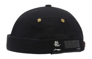 Бейсболка унисекс черная LINING