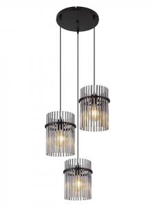 Globo lighting Подвесной светильник "Gorley" в черно-сером цвете - Ø 47 см