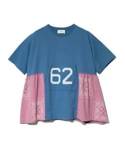 Женская туника JUICY с принтом в виде банданы и цифр.