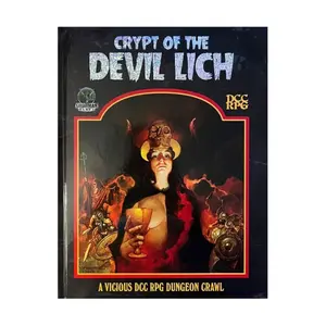 Crypt of the Devil Lich (Sanjulian Cover Art Edition) (DCC), Dungeon Crawl Classics Role Playing Games - Adventures, твердый переплет