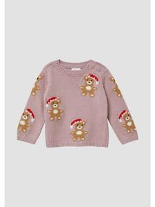 Вязаный свитер размером 45X2_розовый s.Oliver