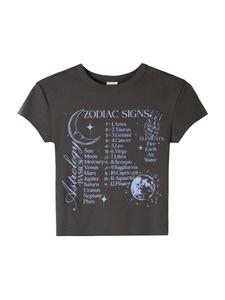 Рубашка Bershka, темно-серый