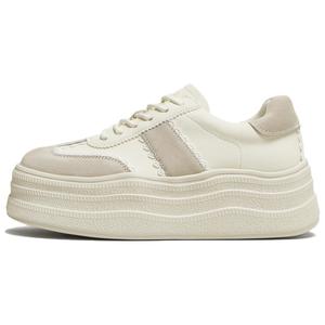 Дышащие низкие повседневные туфли для женщин TATA, Ecru/Pink