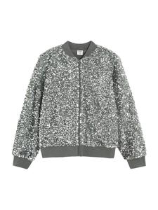 Толстовка с капюшоном на молнии Cool Club, серебряный