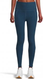 Брюки Beyond Yoga Spacedye Out Of Pocket High-Waisted Midi Legging, цвет Celestial Blue Heather