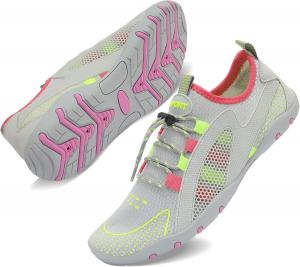 Обувь для воды MAYZERO для мужчин и женщин, для плавания и серфинга, пляжная и для бассейна, с широким носком, для походов, акваобувь, зимние домашние тапочки, серый