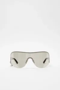 Солнцезащитные очки в металлической оправе Acne Studios, Silver/transparent