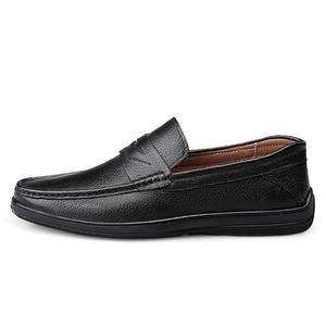 Повседневные кожаные туфли мужские BECK, коричневый