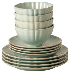 Costa Nova Набор посуды Бирюзовый ALENTEJO 12 предметов на 4 персоны
