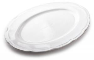 Сервировочное блюдо Mondex HELLA, белый - фарфор - 21 x 1 x 30 см