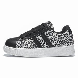 Скользоустойчивые, износостойкие, легкие, дышащие низкие скейтбордские туфли Women's Komanic, леопард