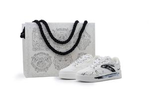 ANTA Скользоустойчивые амортизирующие легкие низкие скейтерские кеды Life Collection унисекс белый цвет, цвет White