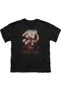 Футболка с коротким рукавом для детей "Властелин Колец" Uruk Hai Gildan, черный