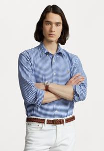 Рубашка ОКСФОРДСКАЯ РУБАШКА CUSTOM FIT Polo Ralph Lauren, синий/белый в мелкую клетку