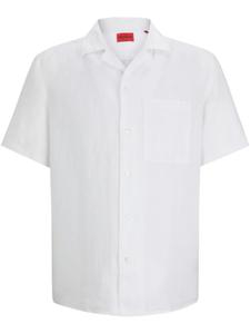 Льняная рубашка HUGO, белый