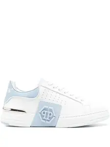 Кожаные кроссовки Philipp Plein, белый