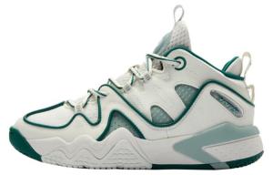 Баскетбольные кроссовки женские, среднего размера, бежевые/зеленые Qiaodan