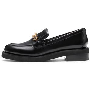 Четыре пенса, женские туфли Jazz Loafers 3,5 см Staccato, Truffle Black
