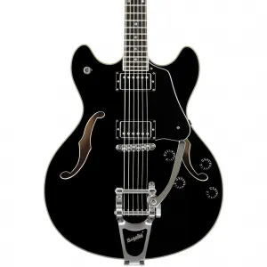 Электрогитара Schecter Guitar Research Corsair Bigsby, глянцевый черный