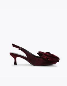 Туфли KG Kurt Geiger Tilly с бантом на каблуке, винного цвета