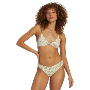 Billabong La Cala Bondi Женский умеренно закрытый бикини-низ, зеленый