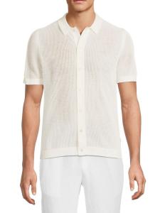 Рубашка из хлопка крючком Onia, белый