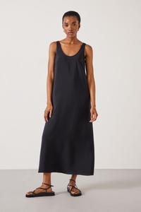 Платье макси Sophie с овальным вырезом Hush, черный