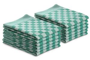 Кухонное полотенце DoubleDry kariert (12 шт), 50x1x70 см, зеленый
