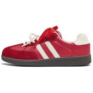 AGSDON Женские низкие скейтерские кроссовки Red[Всесезонные]P143352, цвет Red[All-Season]P143352