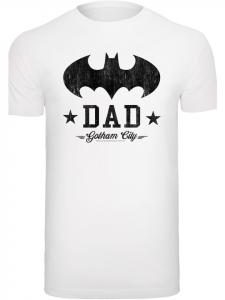Футболка F4NT4STIC DC Comics Batman Bat Dad Long Sleeved, белый