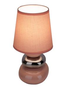 Näve Настольная лампа "Stoney" розового цвета - (В)31 x Ø 16 см