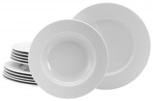 Creatable Набор посуды, белый Polo, 12 предметов