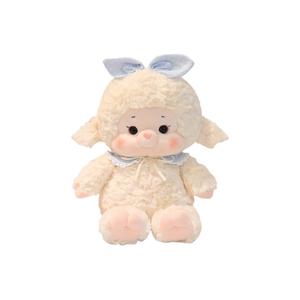 Очаровательная плюшевая кукла ягненок-кролик высота 40см Mise, синий