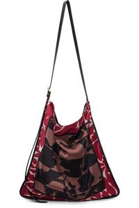 Dries Van Noten Разноцветная маленькая сумка-шоппер для шарфа