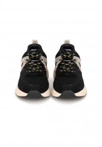 Кроссовки на шнуровке Posh by Poelman, черный