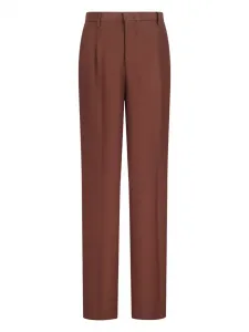 Брюки со складками TAGLIATORE, коричневый