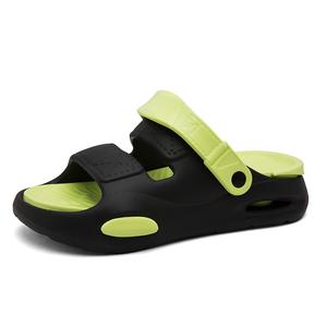 NANJIREN Пляжные сандалии мужские белые черные/светло-серые синие/черные зеленые, цвет Black Green