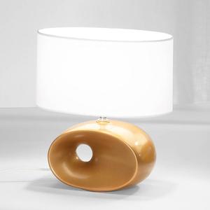 Настольная лампа Luce Ambiente e Design Eolo, текстурированная ткань/керамика - 1 пламя