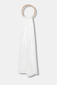 Шелковый шарф Answear.Lab, белый