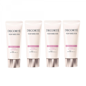 DECORTE Крем для лица Multi Brightening No Makeup с эффектом праймера, увлажняющий, осветляющий, маскирующий, SPF50+/PA++++