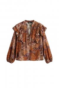 Романтическая блузка с узором пейсли